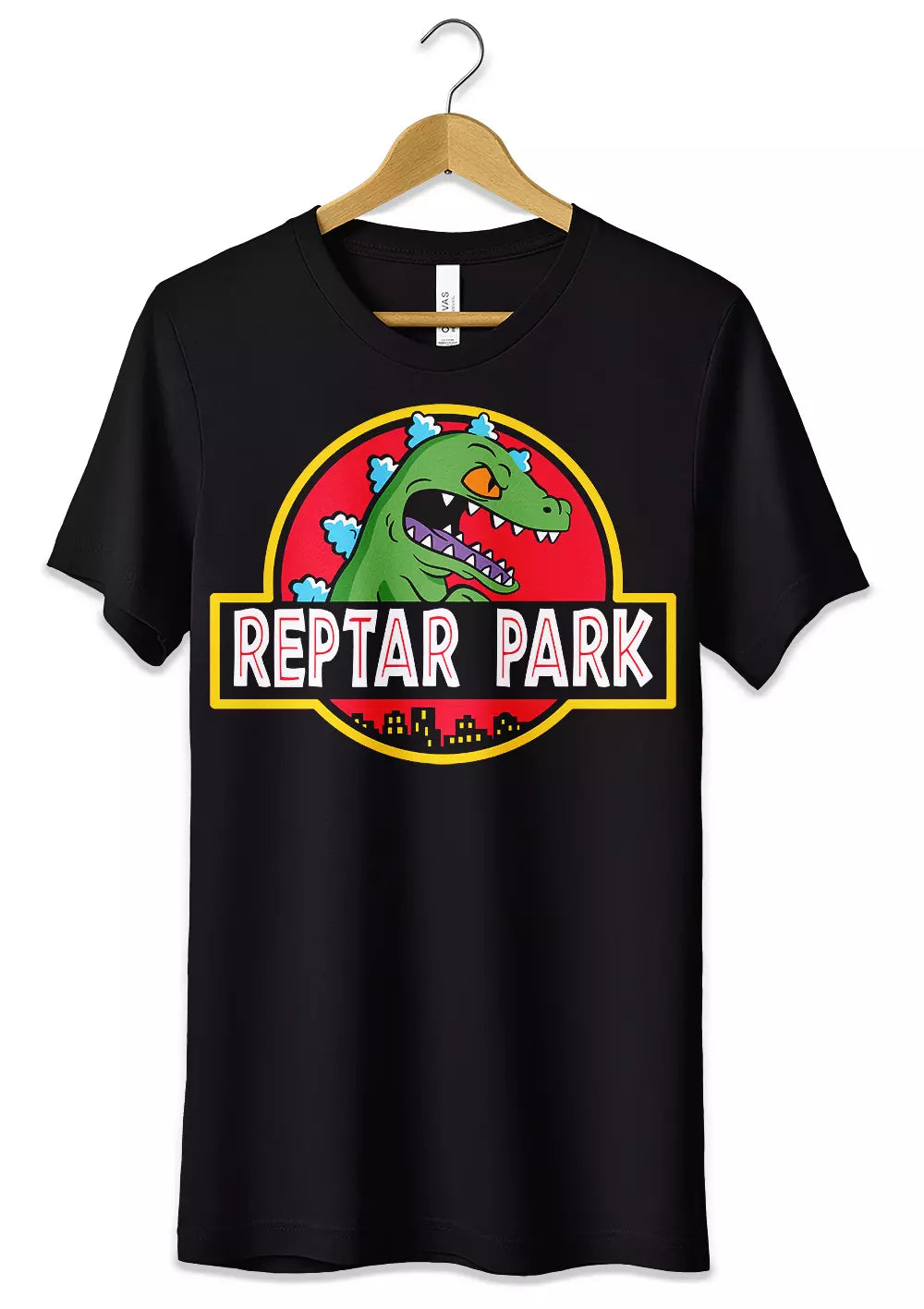 T-Shirt Maglietta Reptar Park Parodia Jurassic Park T-Shirt CmrDesignStore