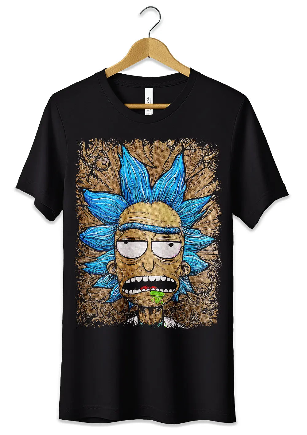 T-Shirt Maglietta Rick e Morty Ritratto Rick Sanchez T-Shirt CmrDesignStore
