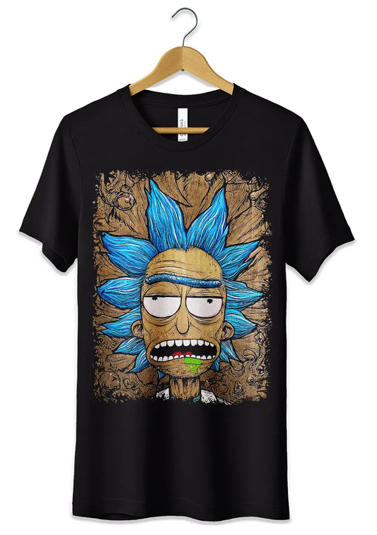 T-Shirt Maglietta Rick e Morty Ritratto Rick Sanchez T-Shirt CmrDesignStore   
