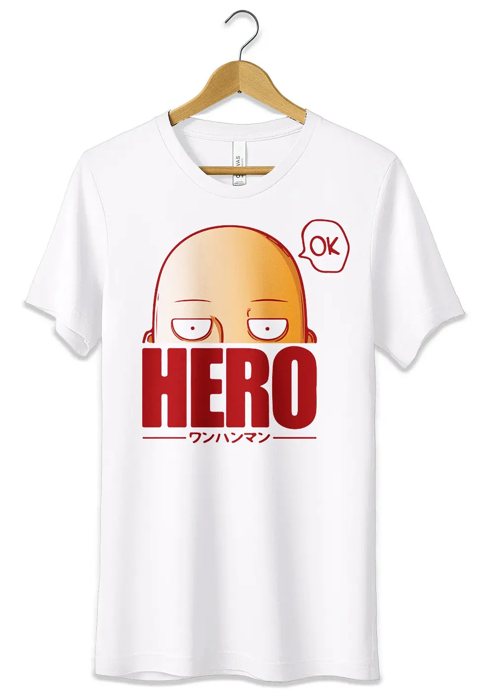 T-Shirt Maglietta Saitama Hero One Punch Man T-Shirt CmrDesignStore