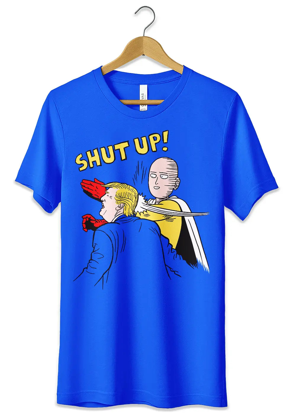 T-Shirt Maglietta Saitama vs Trump One Punch Man T-Shirt CmrDesignStore