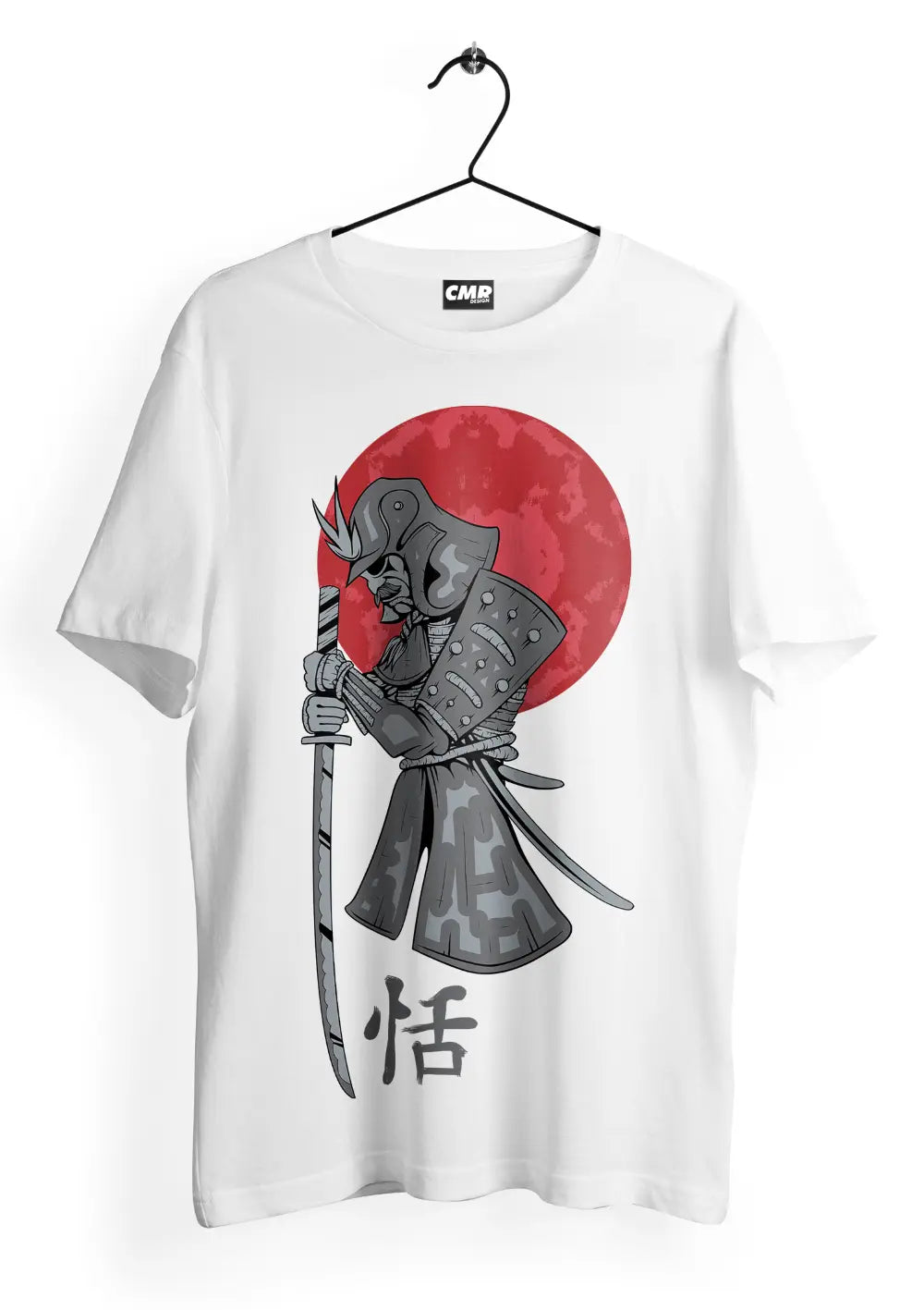 T-Shirt Maglietta Samurai Giapponese Urban Style T-Shirt CmrDesignStore Fronte XS