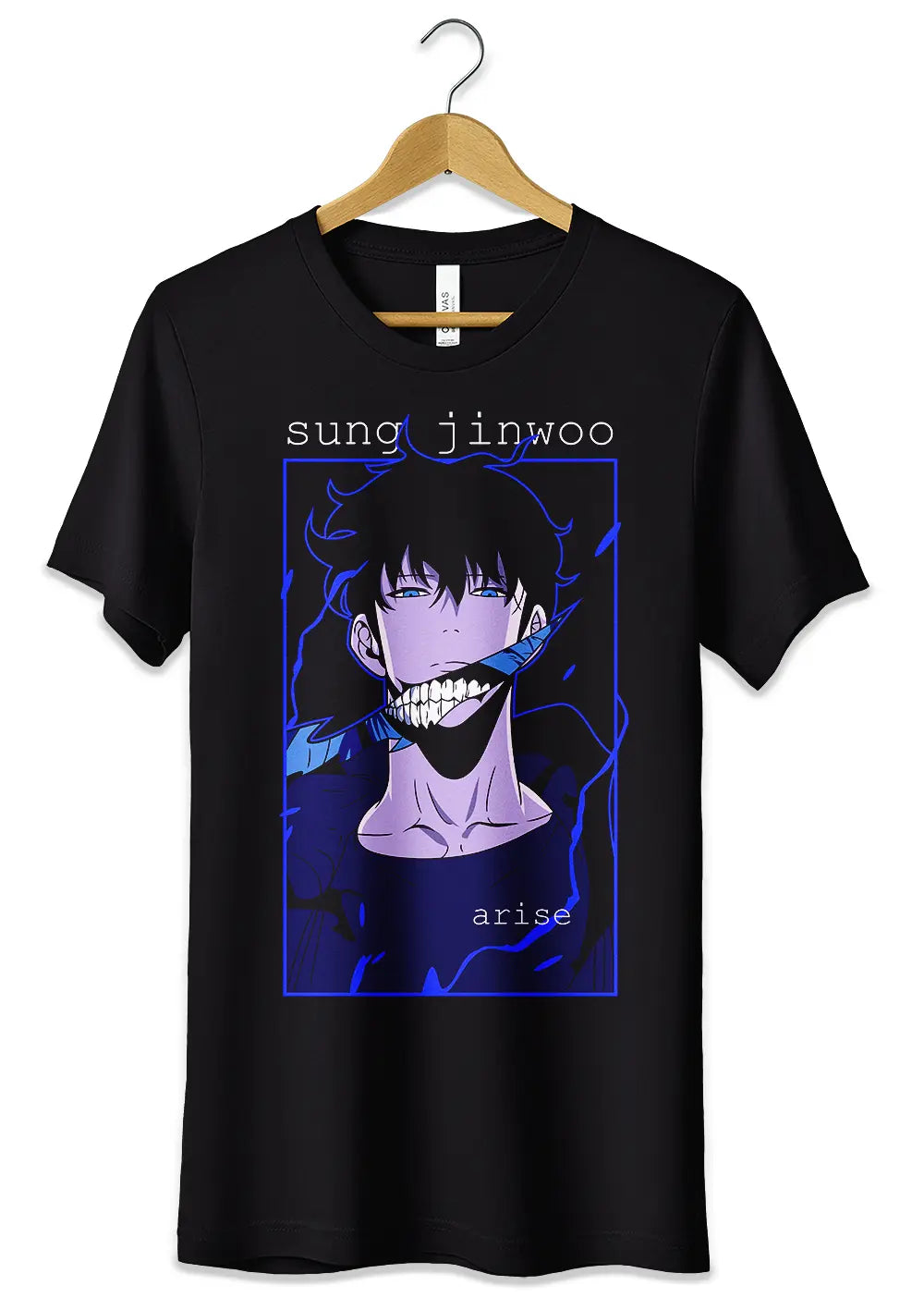 T-Shirt Maglietta Sung JinWoo Arise Solo Leveling T-Shirt CmrDesignStore