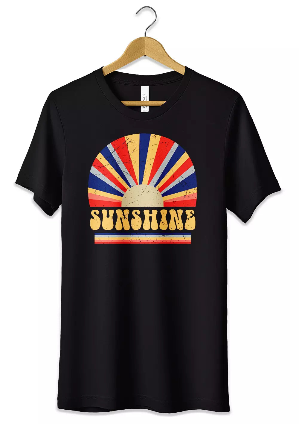 T-Shirt Maglietta Sunshine Retro Vintage Style T-Shirt CmrDesignStore