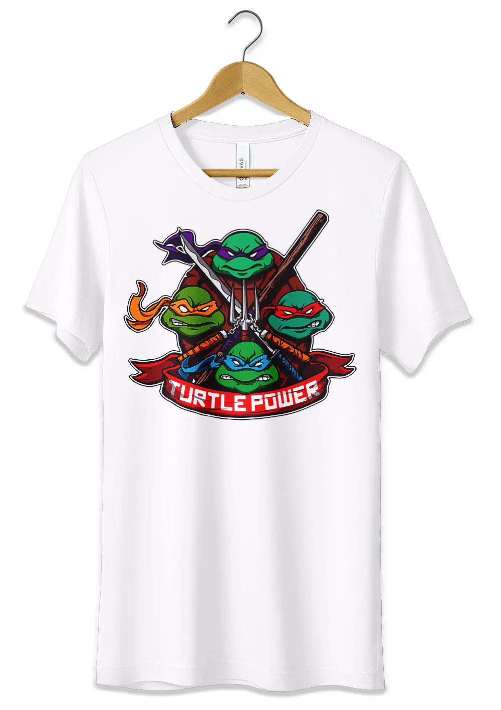 T-Shirt Maglietta Tartarughe Ninja Turtle Power T-Shirt CmrDesignStore