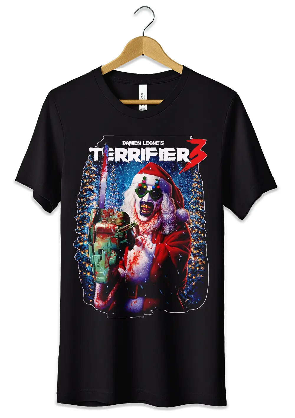 T-Shirt Maglietta Terrifier 3 Damien Leone Horror T-Shirt CmrDesignStore