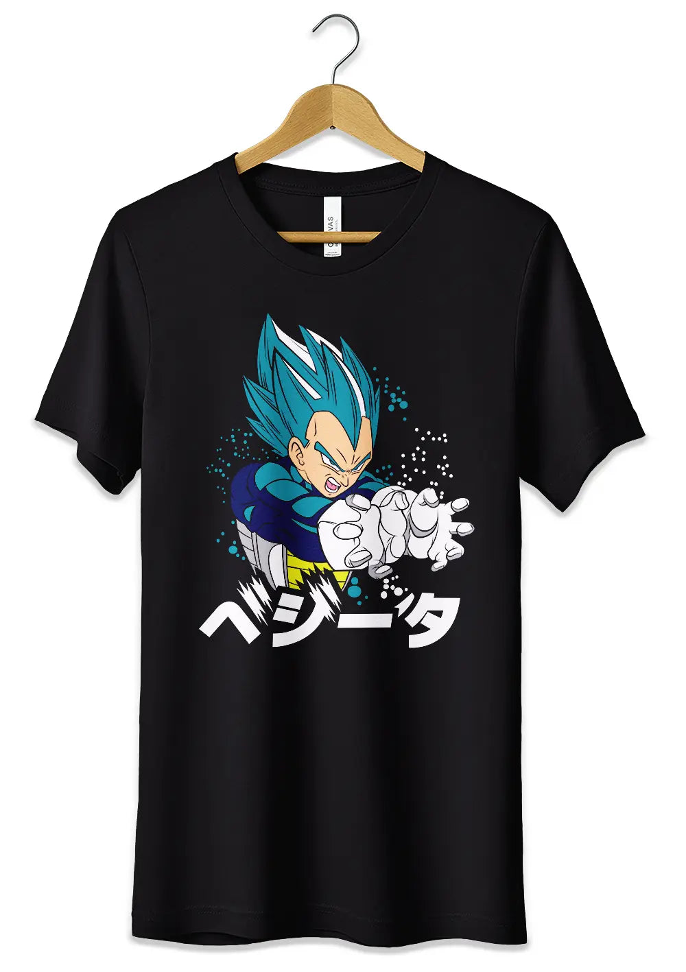 T-Shirt Maglietta Vegeta Super Sayan Blue Dragon Ball T-Shirt CmrDesignStore