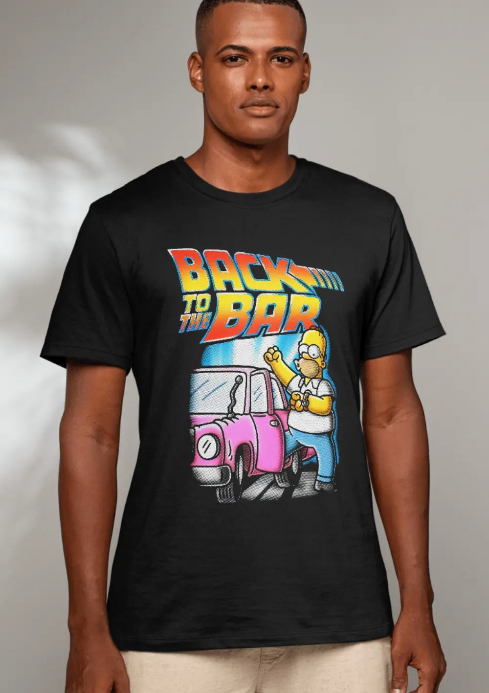 T-Shirt Maglietta Homer Simpson Back to the bar T-Shirt CmrDesignStore