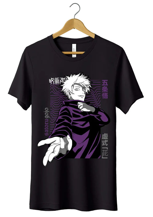 T-Shirt Jujutsu Kaisen Satoru Gojo T-Shirt CmrDesignStore S Nero 