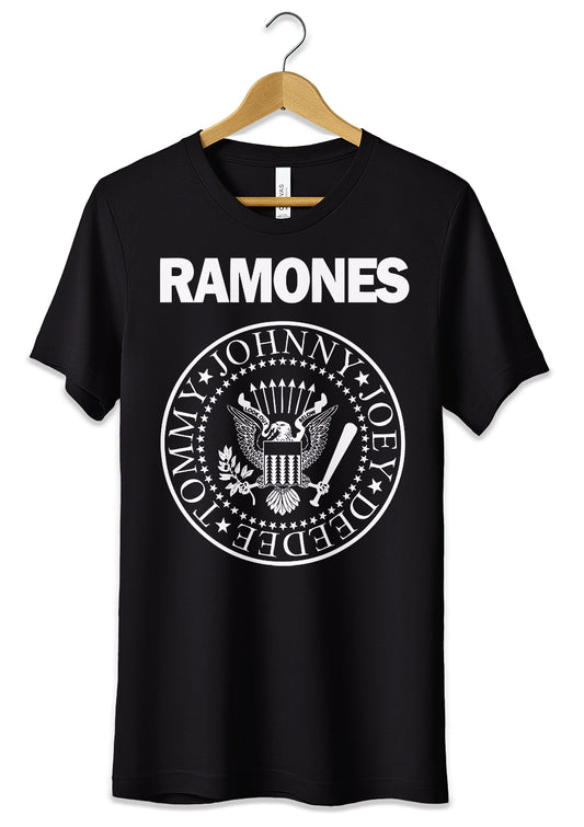 T-Shirt Maglietta The Ramones Punk Rocker T-Shirt CmrDesignStore Nero S 