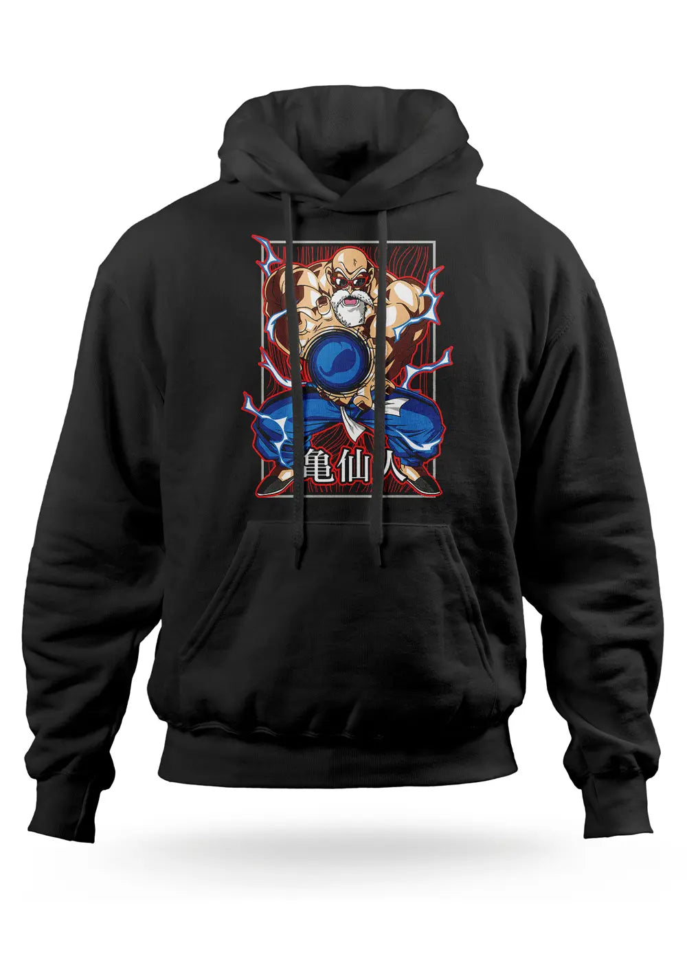 Felpa con cappuccio Genio delle Tartarughe Dragon Ball Z Anime Felpa CmrDesignStore   