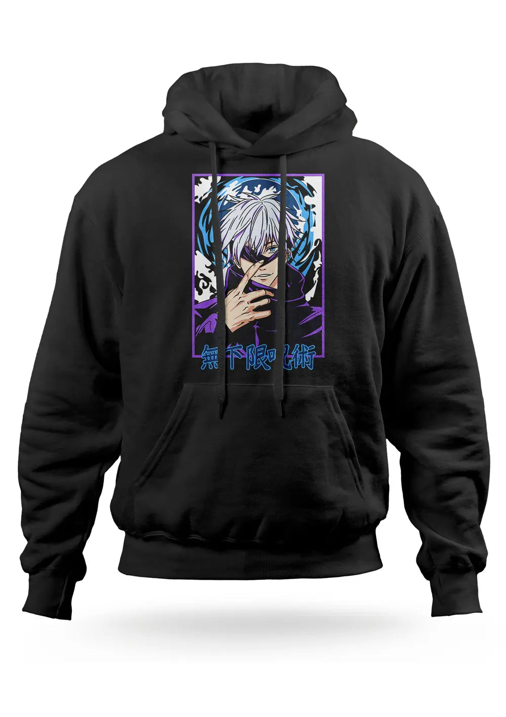 Felpa con cappuccio Jujutsu Kaisen Satoru Gojo Anime Felpa CmrDesignStore   