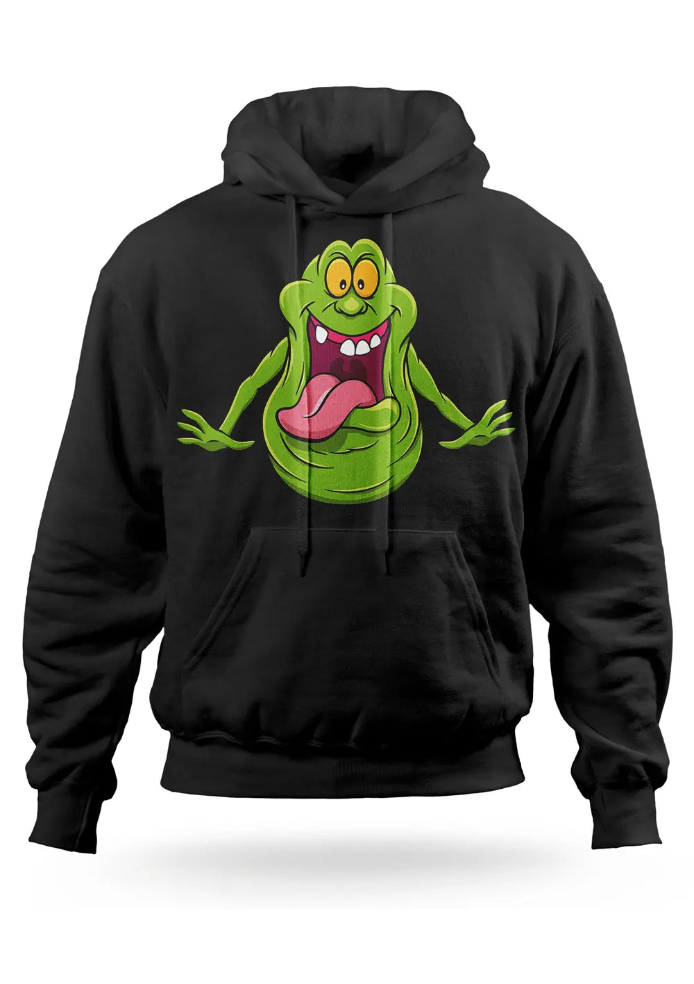 Felpa Con Cappuccio Slimer Ghostbusters Felpa CmrDesignStore   