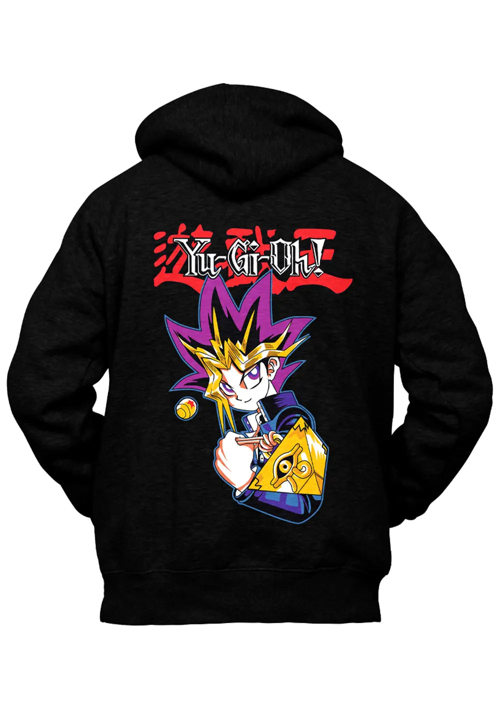 Felpa con cappuccio Yu-Gi-Oh! Anime Fronte e Retro Felpa CmrDesignStore