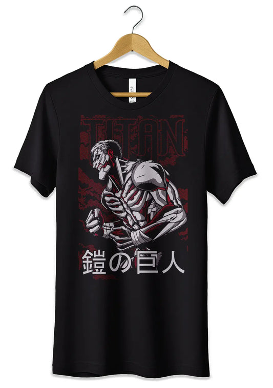 T-Shirt Maglietta Attack on Titan Armored Anime T-Shirt CmrDesignStore   