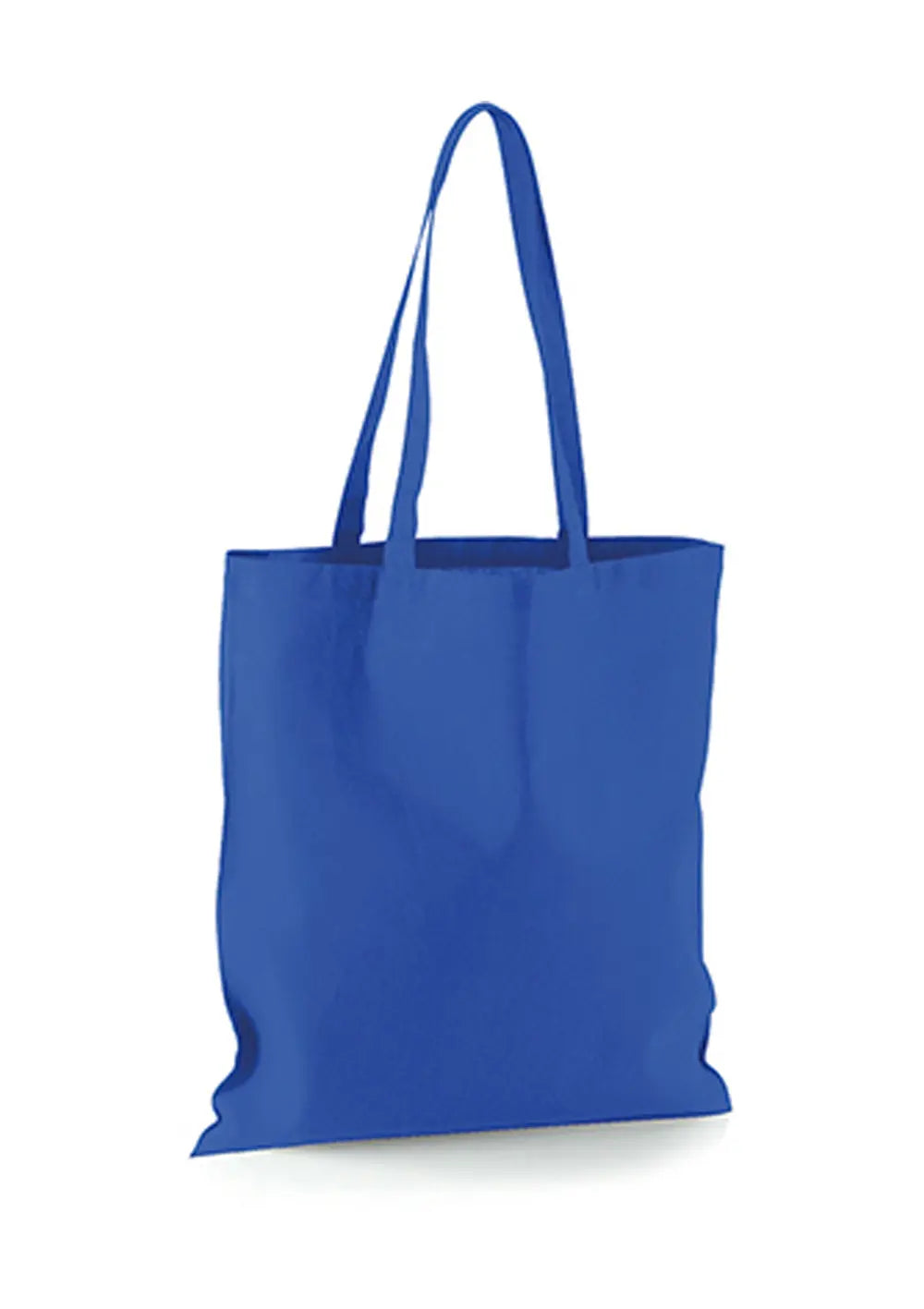 Shopper Personalizzata Borsa con Manici Lunghi in Cotone Shopper CmrDesignStore Kit da 10 pz Blu Royal 