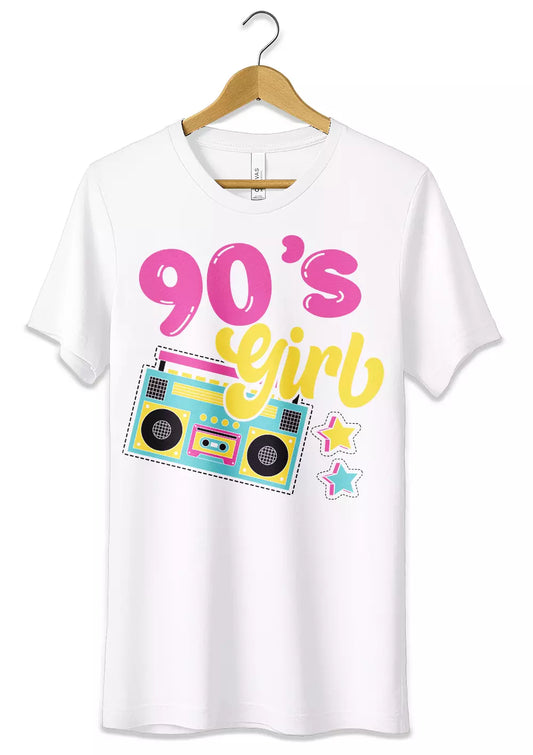 T-Shirt Maglietta Retro Vintage 90s Girl Style, CmrDesignStore, T-Shirt, t-shirt-maglietta-retro-vintage-90s-girl-style, CmrDesignStore