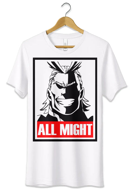 T-Shirt Maglietta All Might My Hero Academia Anime T-Shirt CmrDesignStore   