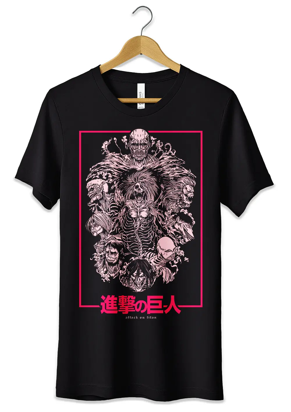 T-Shirt Maglietta Attacco dei Giganti Anime T-Shirt CmrDesignStore   