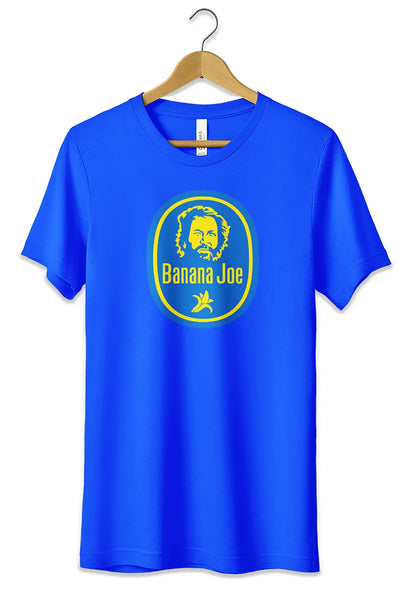 T-Shirt Banana Joe Maglietta Tshirt Bud Spencer Uomo Donna Unisex Personalizzata Cotone Bianca Gialla T-Shirt CmrDesignStore 3/4 anni Blu 