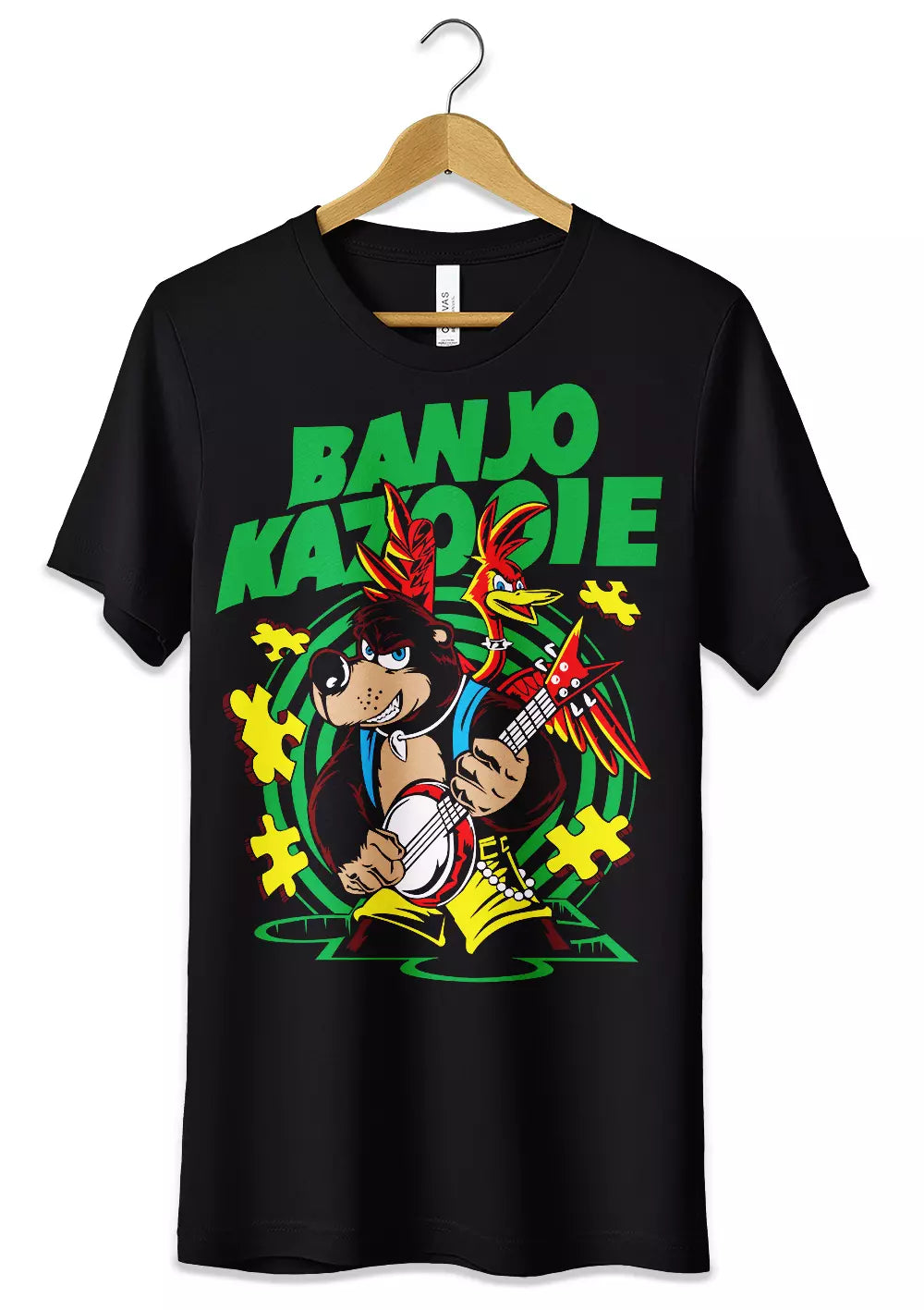 T-Shirt Maglietta Videogames Banjo Kazooie, CmrDesignStore, T-Shirt, t-shirt-maglietta-videogames-banjo-kazooie, CmrDesignStore