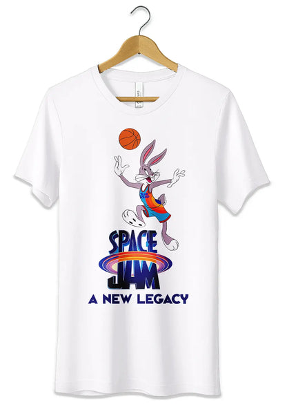 T-Shirt Maglietta Bugs Bunny Space Jam Looney Tunes T-Shirt CmrDesignStore Bianca S 