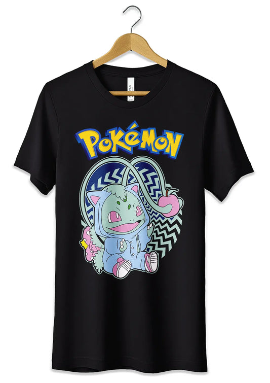 T-Shirt Maglietta Bulbasaur Pokémon Anime T-Shirt CmrDesignStore   
