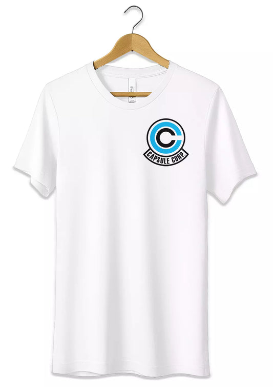 T-Shirt Maglietta Capsule Corp Bulma Dragon Ball T-Shirt CmrDesignStore Bianco S 