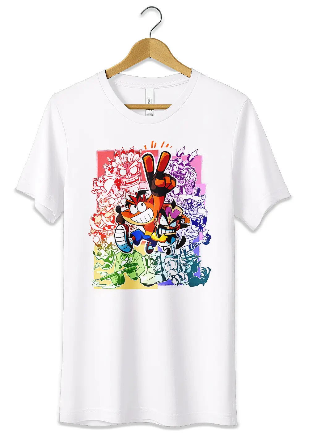T-Shirt Maglietta Crash Bandicoot 4 Videogames, T-Shirt, CmrDesignStore, T-Shirt Maglietta Crash Bandicoot 4 Videogames