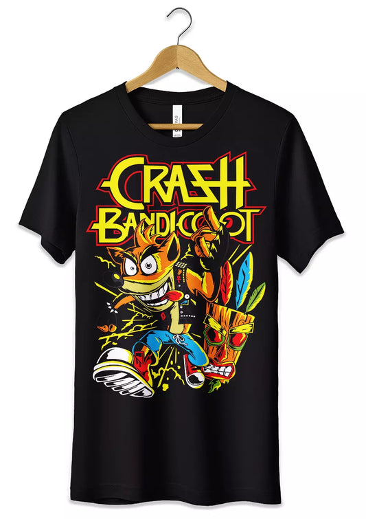 T-Shirt Maglietta Videogames Crash Bandicoot T-Shirt CmrDesignStore   