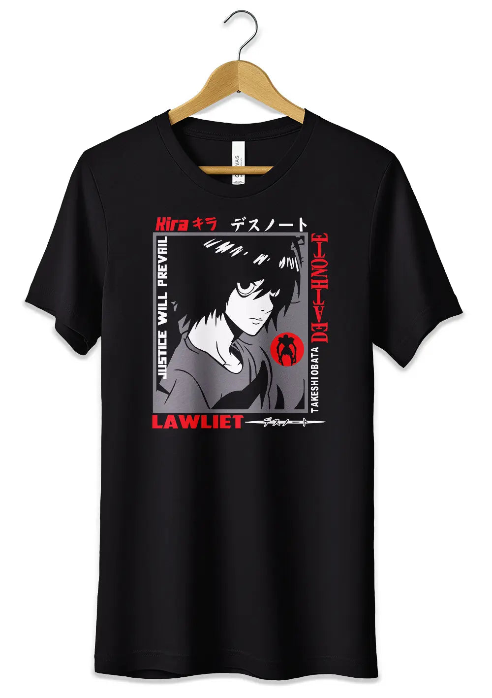 T-Shirt Maglietta Death Note Anime Takeshi Obata, CmrDesignStore, T-Shirt, t-shirt-maglietta-death-note-anime-takeshi-obata, CmrDesignStore