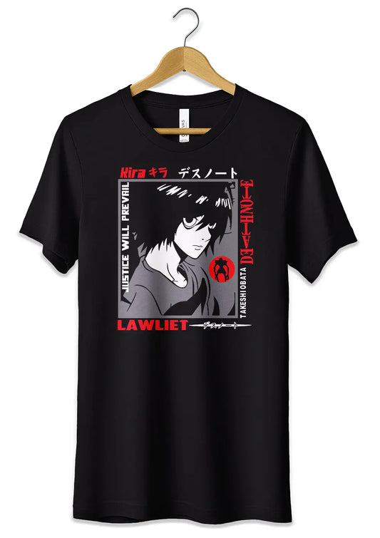 T-Shirt Maglietta Death Note Anime Takeshi Obata T-Shirt CmrDesignStore   