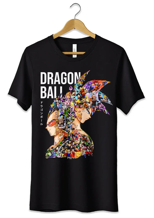 T-Shirt Goku e Vegeta Maglietta Personaggi Dragon Ball