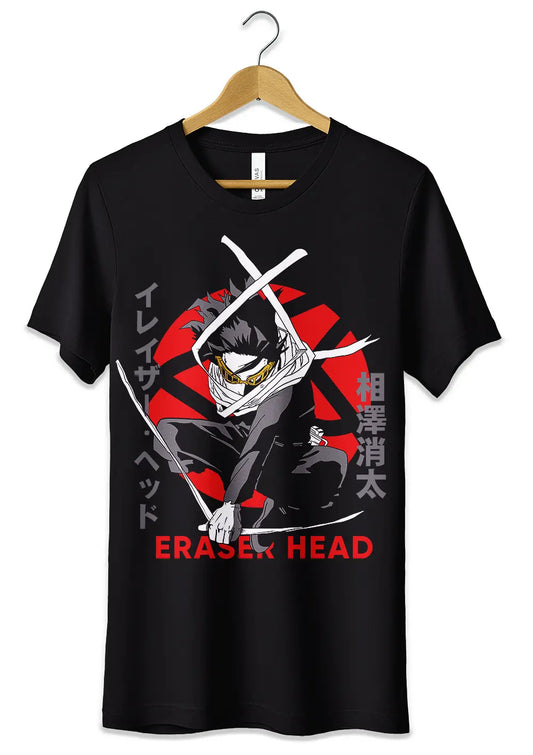 T-Shirt Maglietta Eraser Head My Hero Academia T-Shirt CmrDesignStore   