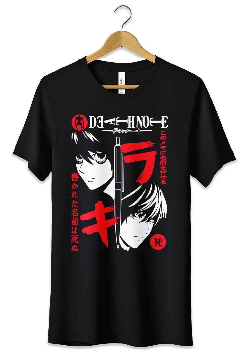 T-Shirt Maglietta Fans Death Note Anime, CmrDesignStore, T-Shirt, t-shirt-maglietta-fans-death-note-anime, CmrDesignStore