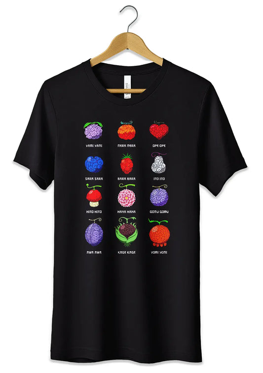 T-Shirt Maglietta Frutti del Diavolo One Piece T-Shirt CmrDesignStore S  