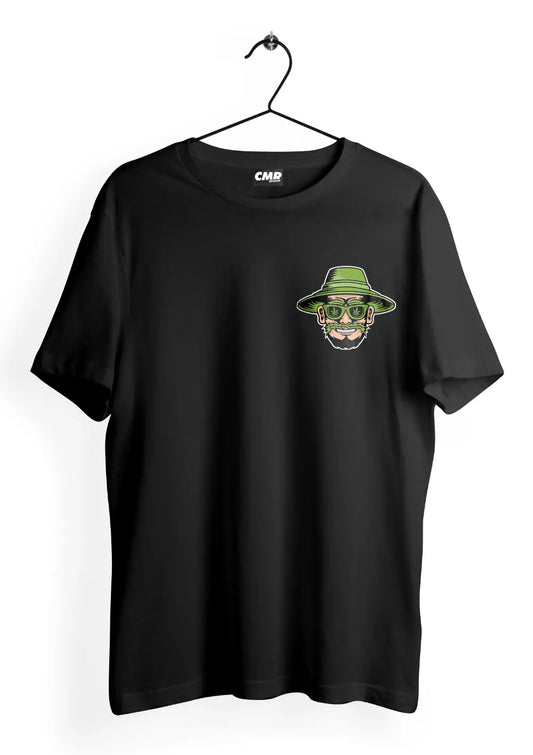 T-Shirt Maglietta Ganja Man Erba Marijuana Unisex T-Shirt CmrDesignStore Fronte S 