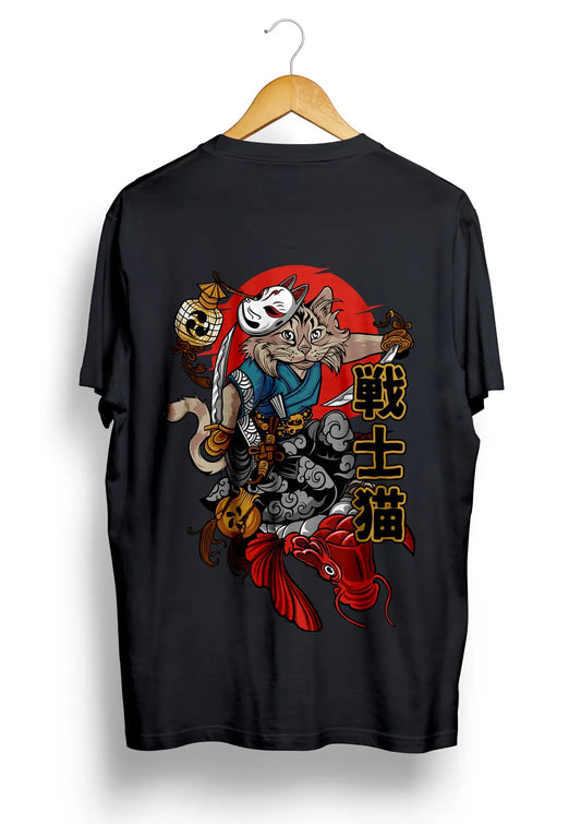 T-Shirt Maglietta Gatto Giapponese Urban Style, CmrDesignStore, T-Shirt, t-shirt-maglietta-gatto-giapponese-urban-style, CmrDesignStore