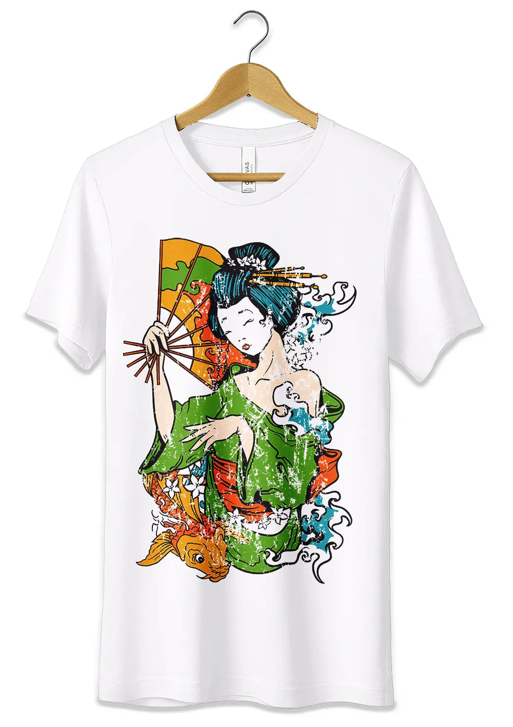 T-Shirt Maglietta Geisha Giapponese Urban Style, CmrDesignStore, T-Shirt, t-shirt-maglietta-geisha-giapponese-urban-style, CmrDesignStore