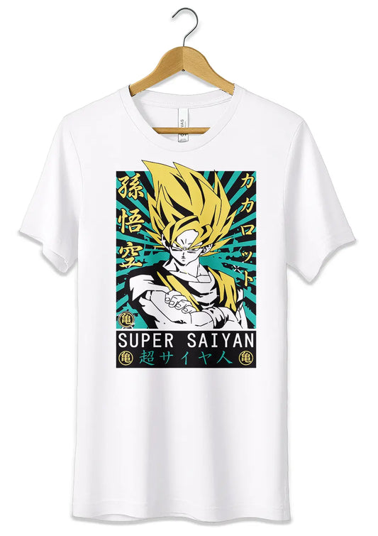 T-Shirt Goku Super Sayan Maglietta Dragon Ball T-Shirt CmrDesignStore   
