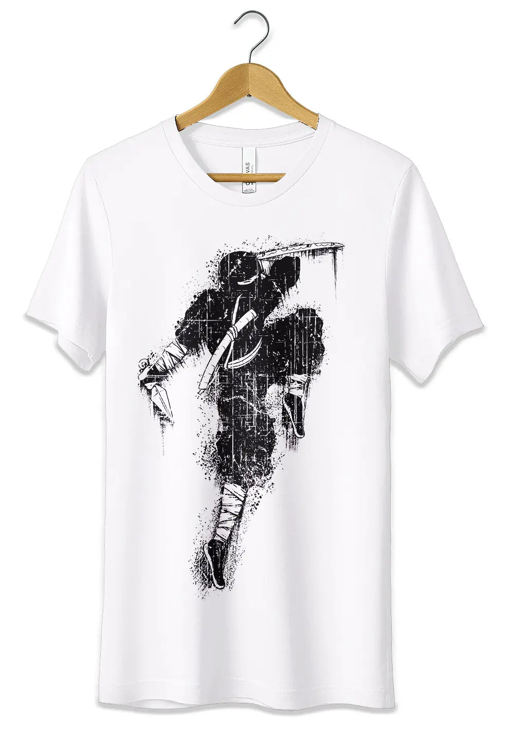 T-Shirt Maglietta Guerriero Giapponese Samurai Urban Style, CmrDesignStore, T-Shirt, t-shirt-maglietta-guerriero-giapponese-samurai-urban-style, CmrDesignStore