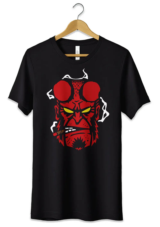 T-Shirt Maglietta Supereroi Hellboy T-Shirt CmrDesignStore   