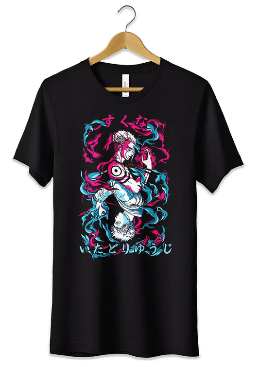T-Shirt Maglietta Jujutsu Kaisen Anime Yuji Itadori T-Shirt CmrDesignStore   