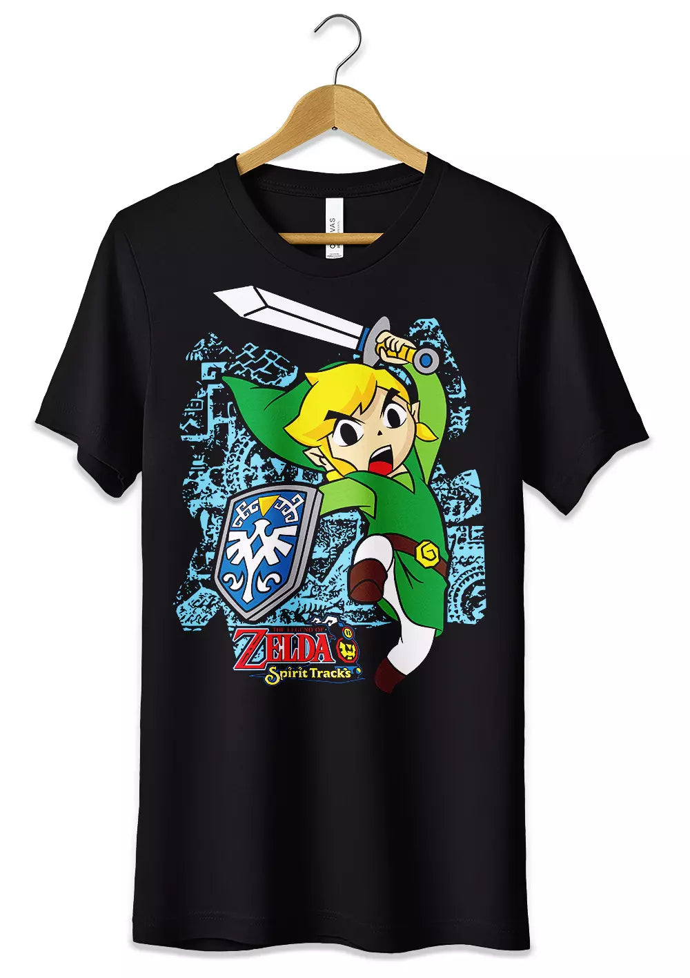 T-Shirt Maglietta Videogames Legend of Zelda Spirit Tracks, CmrDesignStore, T-Shirt, t-shirt-maglietta-videogames-legend-of-zelda-spirit-tracks, CmrDesignStore