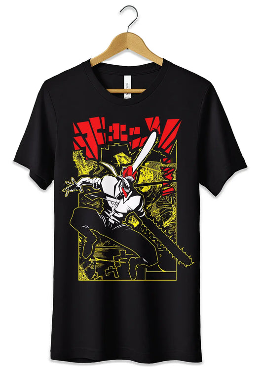T-Shirt Maglietta Anime Manga Chainsaw Man T-Shirt CmrDesignStore   