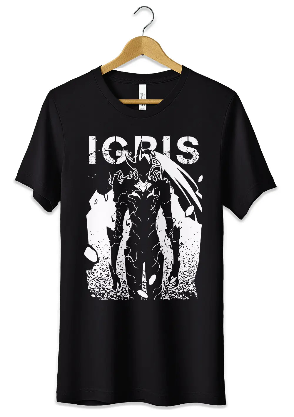 T-shirt Igris design epico per vero fan di Solo Leveling