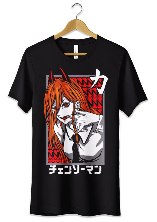 T-Shirt Maglietta Makima Chainsaw Man Anime T-Shirt CmrDesignStore   