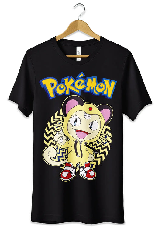 T-Shirt Maglietta Meowth Pokémon Anime T-Shirt CmrDesignStore   