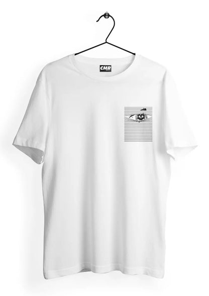 T-Shirt Maglietta Oversize Morte Urban Streetwear Style Unisex T-Shirt CmrDesignStore Bianco S 