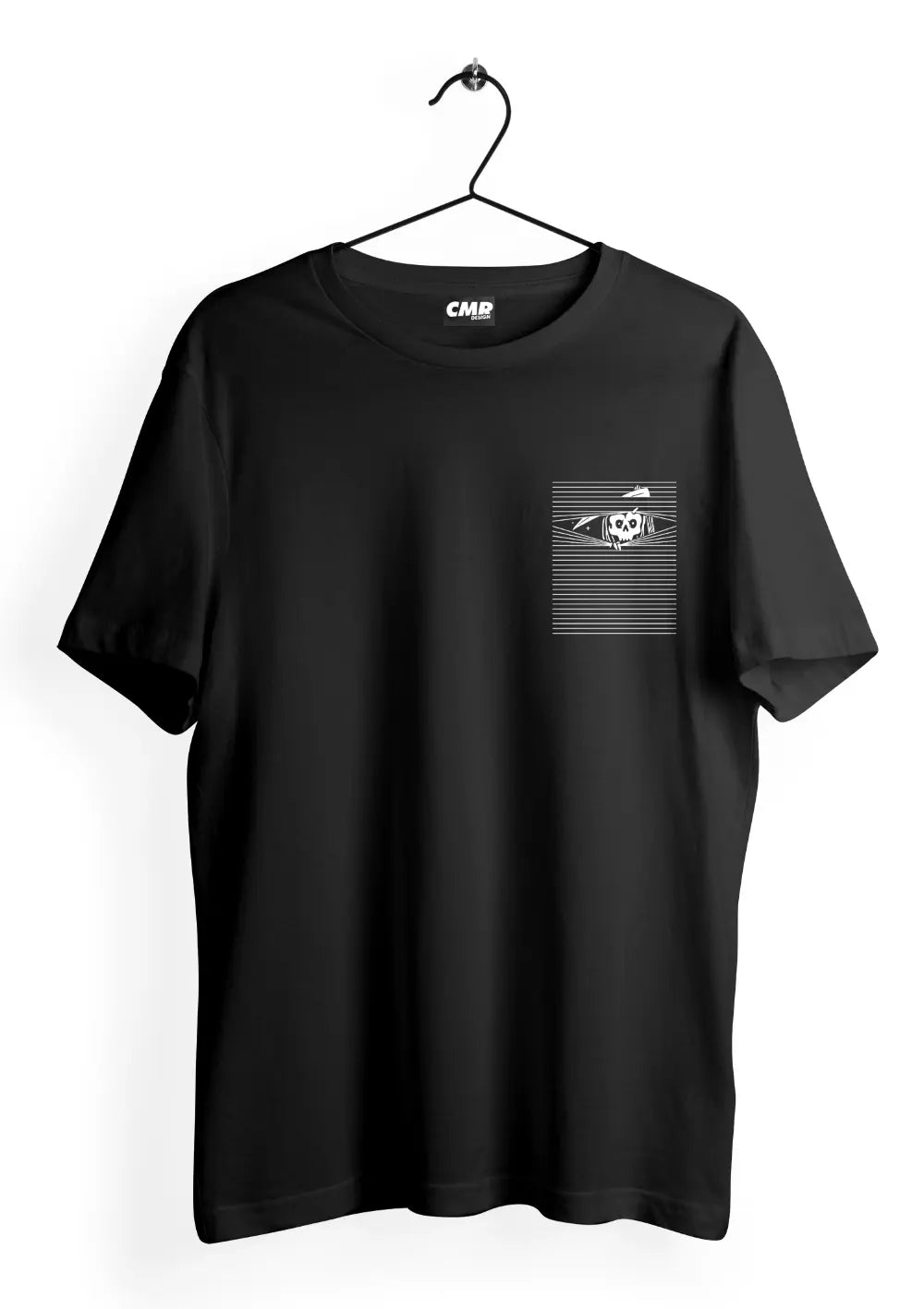 T-Shirt Maglietta Oversize Morte Urban Streetwear Style Unisex T-Shirt CmrDesignStore Nero S 